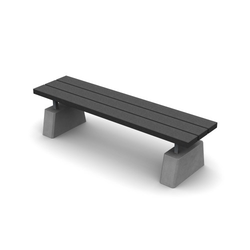 selkänojaton puistonpenkki