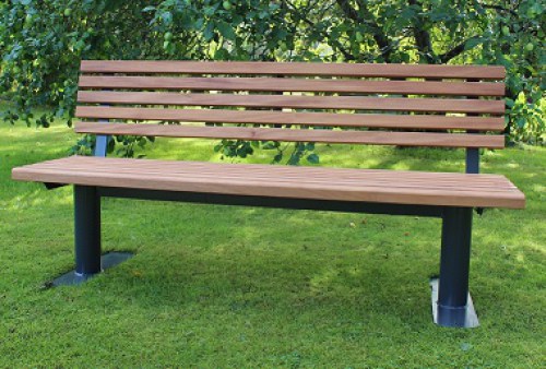 kiinnitettävä puistonpenkki