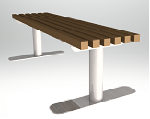 puistonpenkki mäntyä