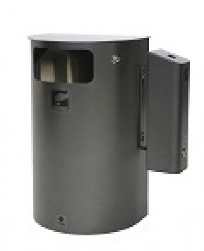 roska-astia ulos tuhka-astialla. Tuhkisroskis jonka tilavuus on 60 litraa + 3 litraa