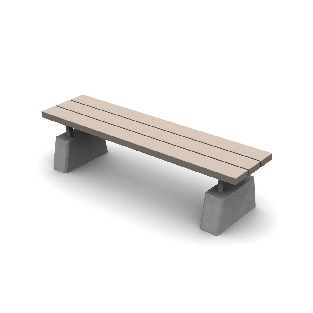 puistonpenkki betonijaloilla